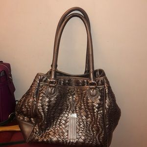 Cole Haan weave tote bag